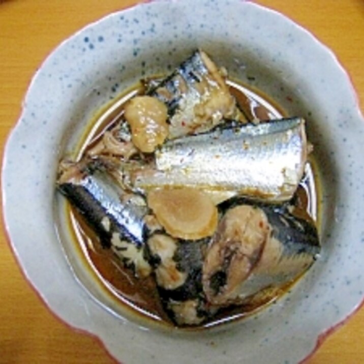 ピリから秋刀魚の煮付け